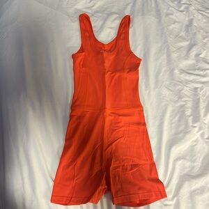 SET ACTIVE | ORANGE ROMPER